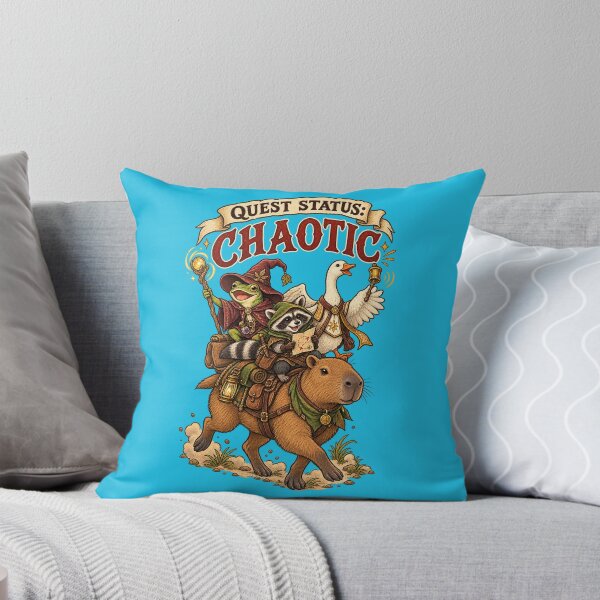 Item preview, Quest Status Chaotic - Cute Fantasy Animal Adventuring Party on Capybara designed and sold by SVox.