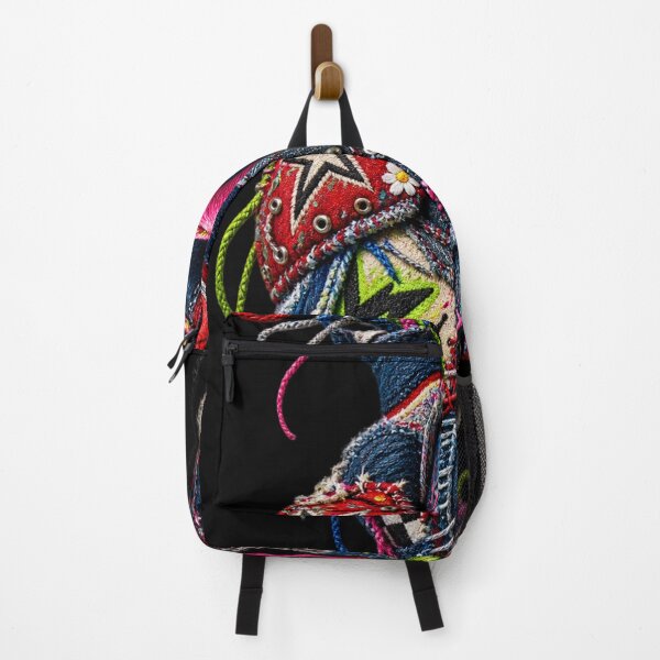 Item preview, Embroidered Graffiti Heart Punk Patchwork Anatomical Art designed and sold by Emoji Emblems.