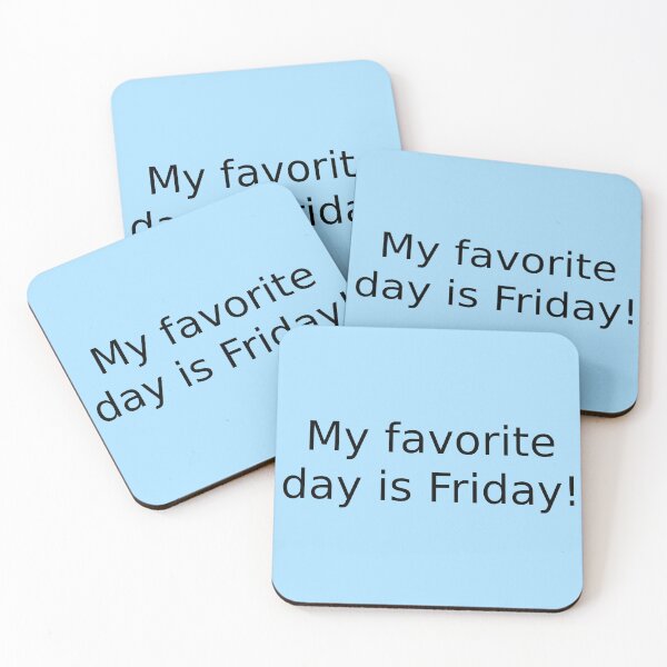 Item preview, My favorite day is Friday! designed and sold by English Learning.