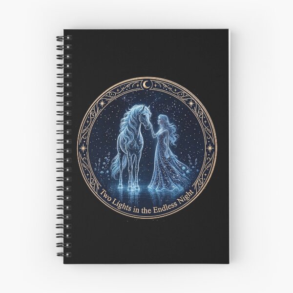 Item preview, Two lights in the endless night - Heavenly Horse & Woman designed and sold by thirtyonestars.