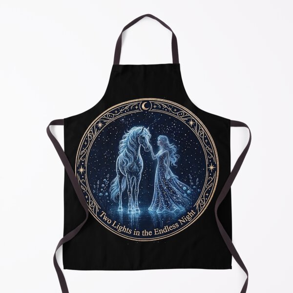 Item preview, Two lights in the endless night - Heavenly Horse & Woman designed and sold by thirtyonestars.
