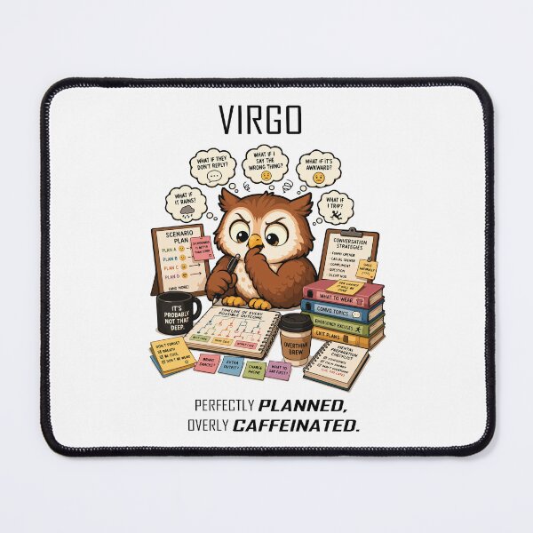 Item preview, Virgo - Planned and Caffeinated designed and sold by Remake Design Lab.