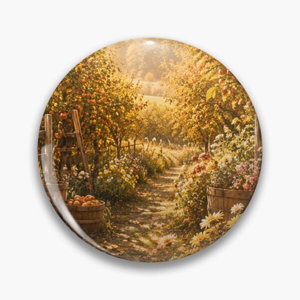Item preview, Enchanted Autumn Apple Orchard designed and sold by Gold&pixels.