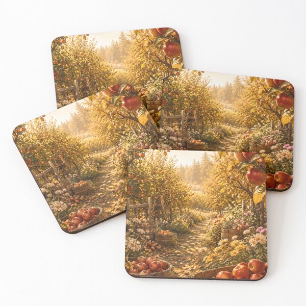Item preview, Enchanted Autumn Apple Orchard designed and sold by Gold&pixels.