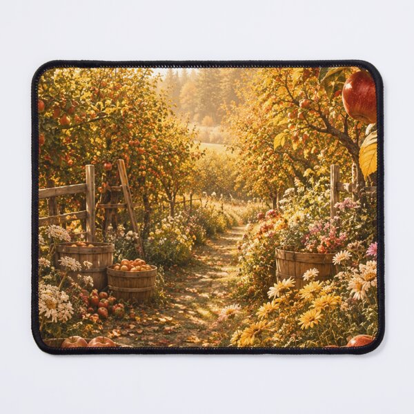 Item preview, Enchanted Autumn Apple Orchard designed and sold by Gold&pixels.