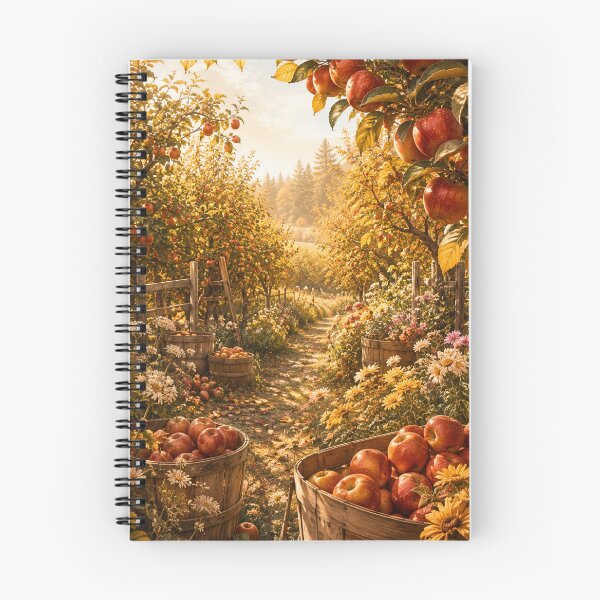 Item preview, Enchanted Autumn Apple Orchard designed and sold by Gold&pixels.