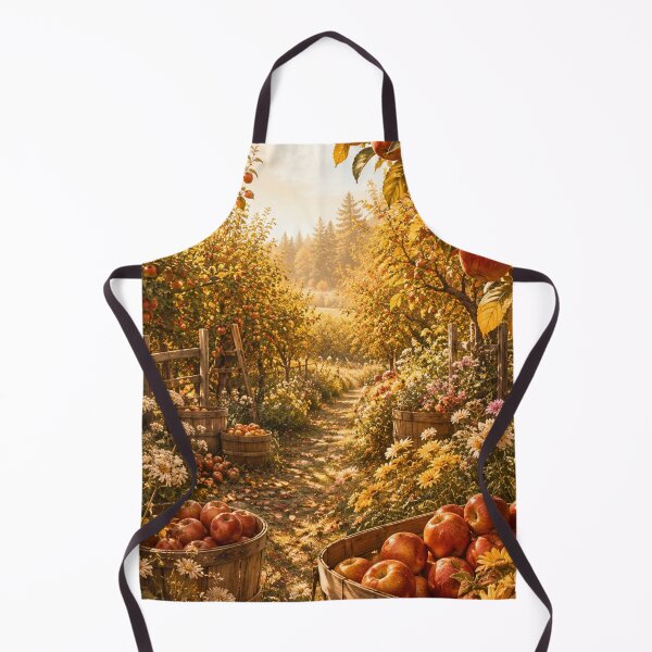 Aperçu de l'œuvre Enchanted Autumn Apple Orchard créée et vendue par Gold&pixels.
