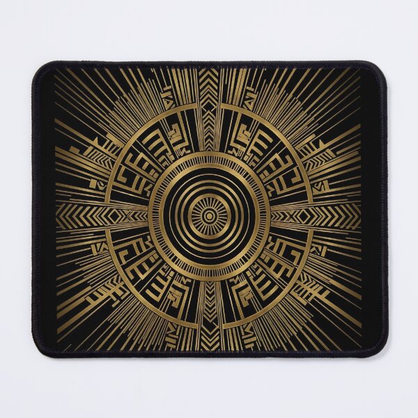 Item preview, Gold and Black Art Deco Geometric Art designed and sold by UrbanPrts.