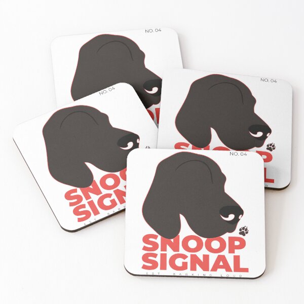Item preview, Snoop Signal Bold Beagle Silhouette Retro Poster Style T-Shirt v1 designed and sold by DBWStudios.