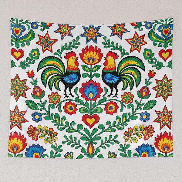 Item preview, A Traditional Polish Folk Art Wycinanki Floral Pattern designed and sold by ART ATTACK ZONE.
