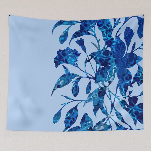Item preview, Blue Botanical Flow Floral Design designed and sold by GAP90.