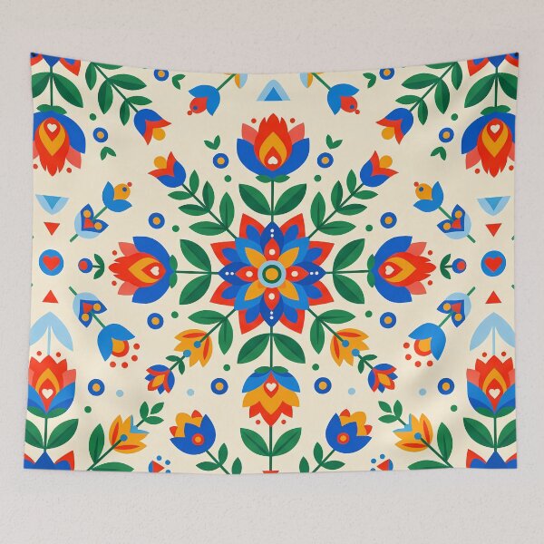 Item preview, C Traditional Polish Folk Art Wycinanki Floral Pattern designed and sold by ART ATTACK ZONE.