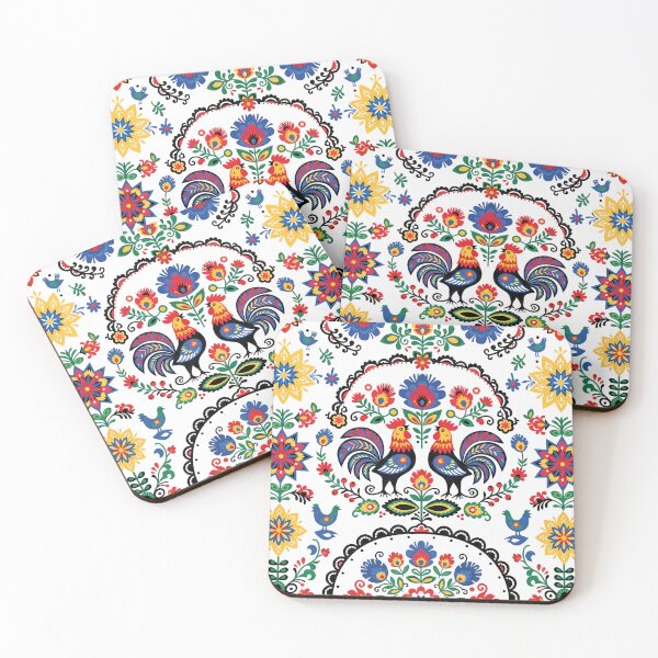 Item preview, E Traditional Polish Folk Art Wycinanki Floral Pattern designed and sold by ART ATTACK ZONE.