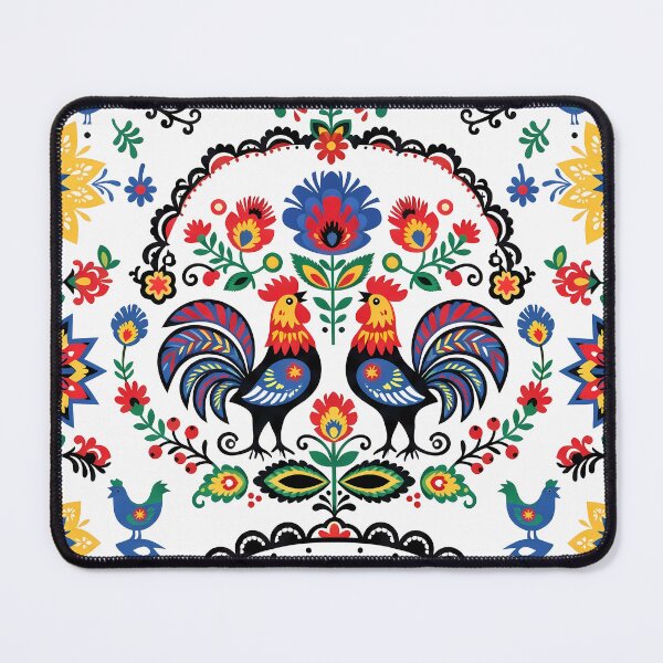 Item preview, E Traditional Polish Folk Art Wycinanki Floral Pattern designed and sold by ART ATTACK ZONE.