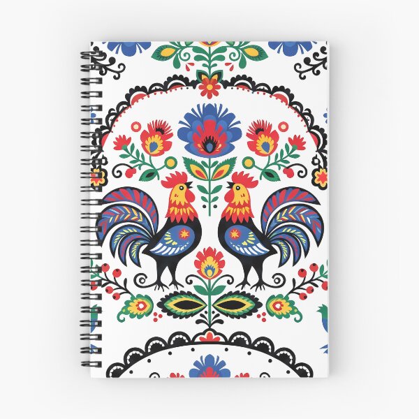 Item preview, E Traditional Polish Folk Art Wycinanki Floral Pattern designed and sold by ART ATTACK ZONE.