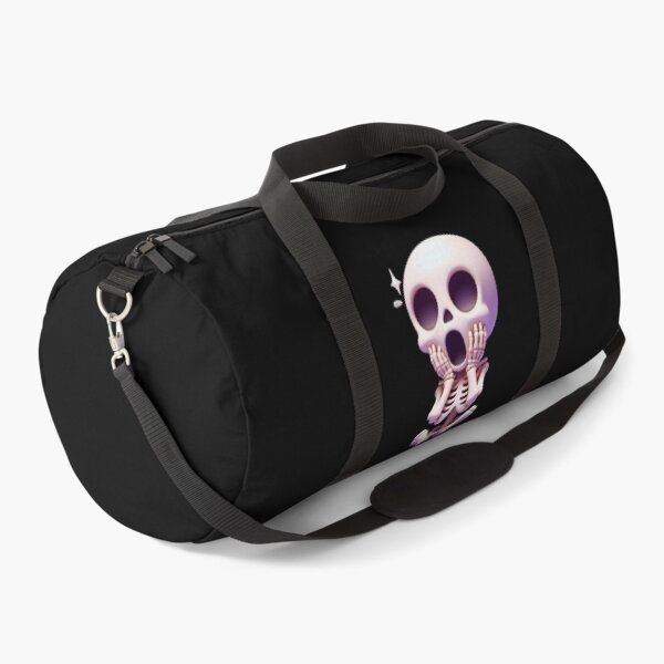 Item preview, Cute Shocked Skeleton Screaming Kawaii 3D Skull designed and sold by GrimNest.