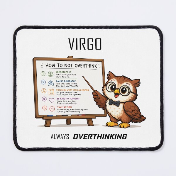 Item preview, Virgo - How to Not Overthink designed and sold by Remake Design Lab.