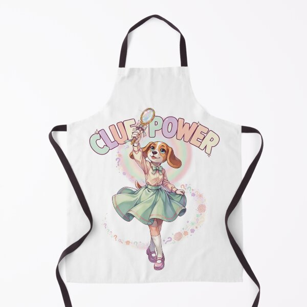 Item preview, Clue Power Kawaii Beagle Detective Schoolgirl Magnifying Glass T-Shirt v1 designed and sold by DBWStudios.