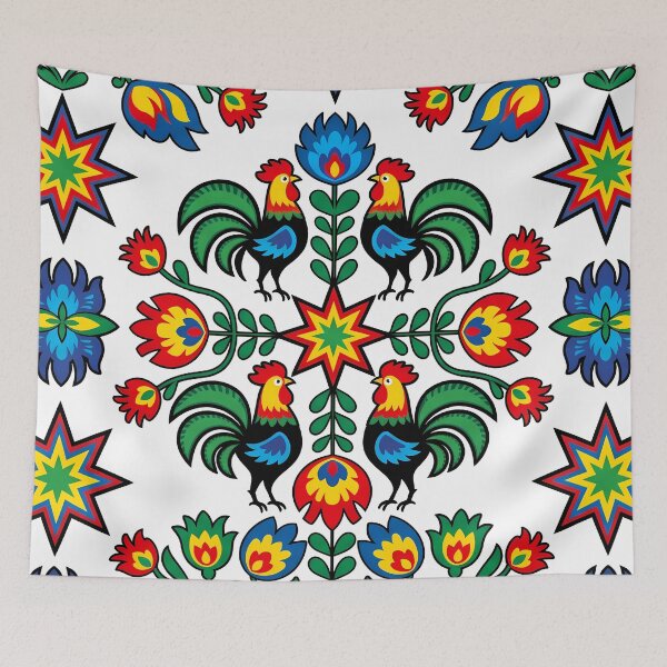 Item preview, G Traditional Polish Folk Art Wycinanki Floral Pattern designed and sold by ART ATTACK ZONE.