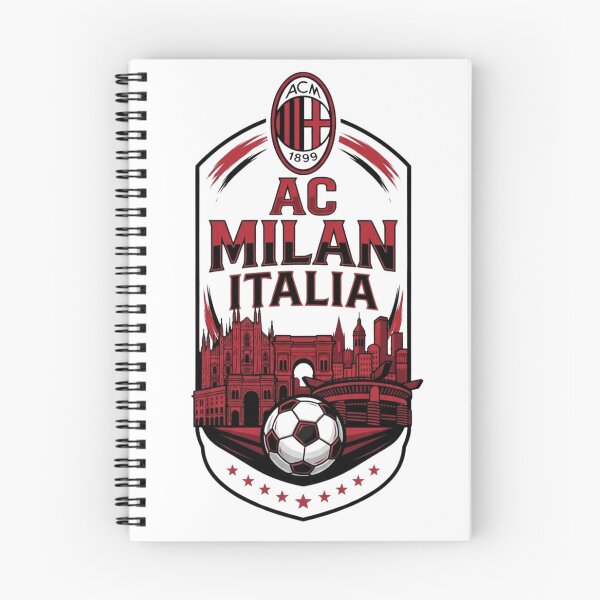 Item preview, AC Milan Italia Football Crest City Skyline designed and sold by annaarthk.