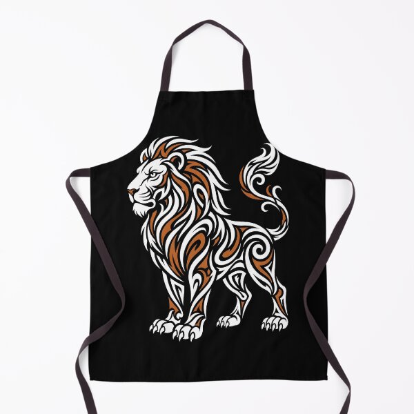 Item preview, Powerful Tribal Lion Tattoo Design designed and sold by UrbanPrts.