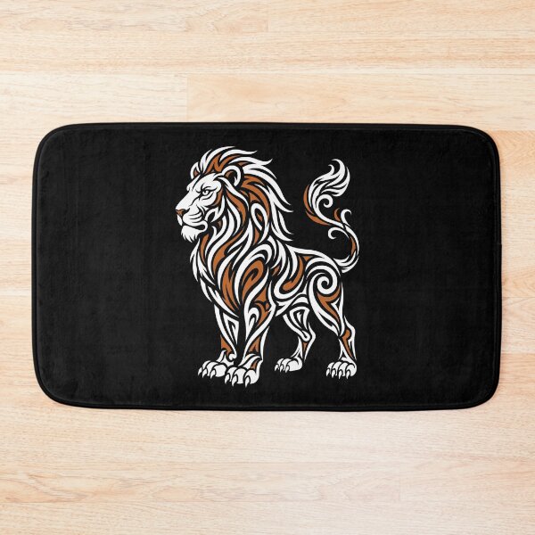 Item preview, Powerful Tribal Lion Tattoo Design designed and sold by UrbanPrts.