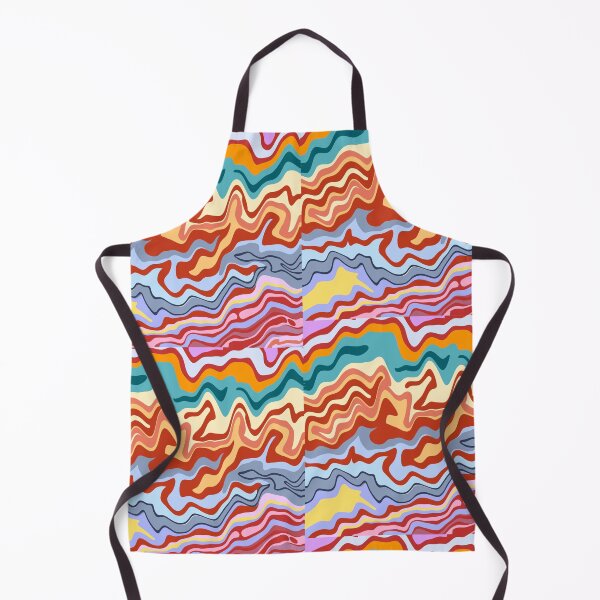 Item preview, Colorful Rock Strata Wave Art designed and sold by PoeticRecipeST.