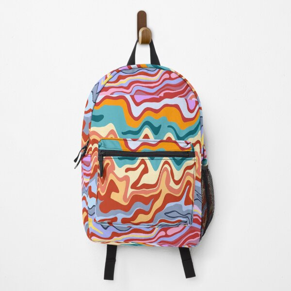 Item preview, Colorful Rock Strata Wave Art designed and sold by PoeticRecipeST.