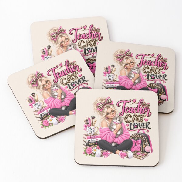 Item preview, Cat Lover Teacher – Pink Leopard Teacher Life designed and sold by HO•Designs.