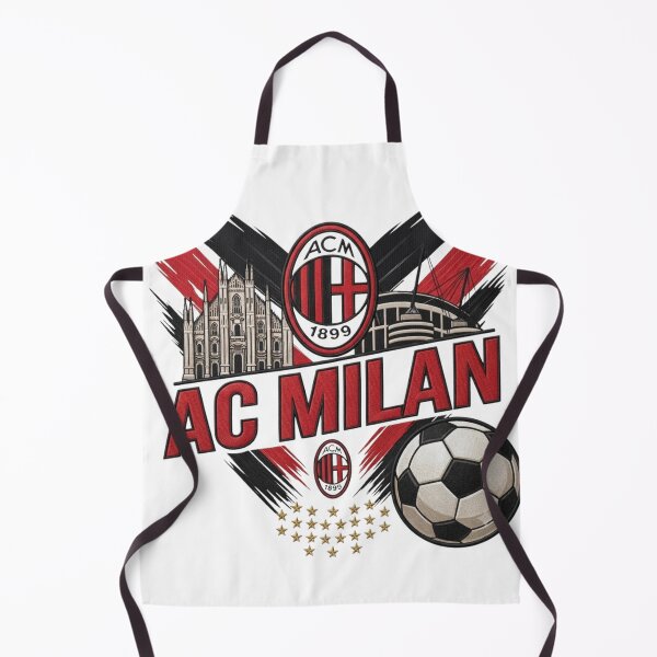 Aperçu de l'œuvre L'écusson du patrimoine du football de l'AC Milan Rossoneri créée et vendue par annaarthk.