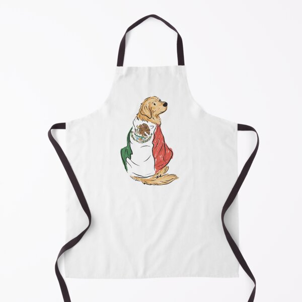 Item preview, Golden Retriever wearing Mexico Flag designed and sold by lovemydoggie.