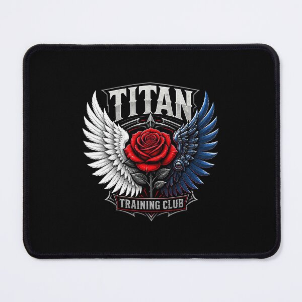 Item preview, Titan Training Club Rise Spirit Wings and Fitness Rose Art designed and sold by CUTE_CAT ⭐⭐⭐⭐⭐.