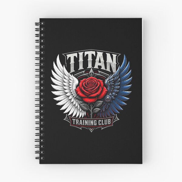 Item preview, Titan Training Club Rise Spirit Wings and Fitness Rose Art designed and sold by CUTE_CAT ⭐⭐⭐⭐⭐.