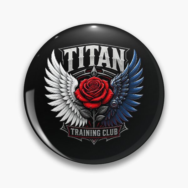 Item preview, Titan Training Club Rise Spirit Wings and Fitness Rose Art designed and sold by CUTE_CAT ⭐⭐⭐⭐⭐.