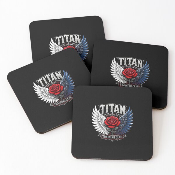 Item preview, Titan Training Club Rise Spirit Wings and Fitness Rose Art designed and sold by CUTE_CAT ⭐⭐⭐⭐⭐.
