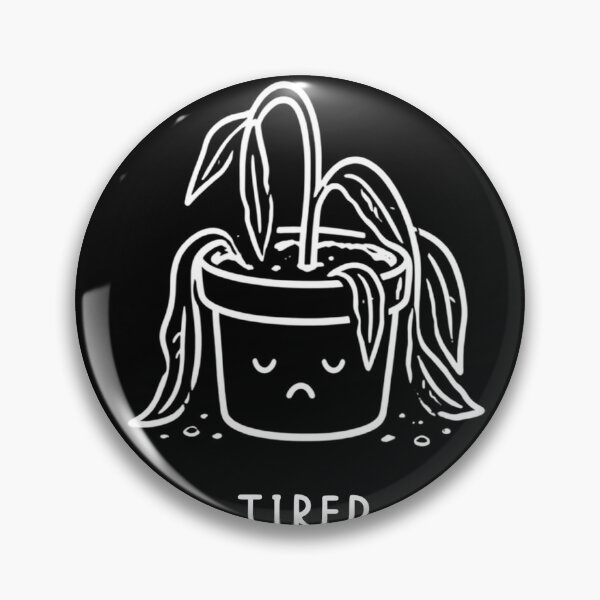 Item preview, Tired Plant Funny Minimalist Design – Cute Sad Plant Cartoon designed and sold by SakuraHQ.