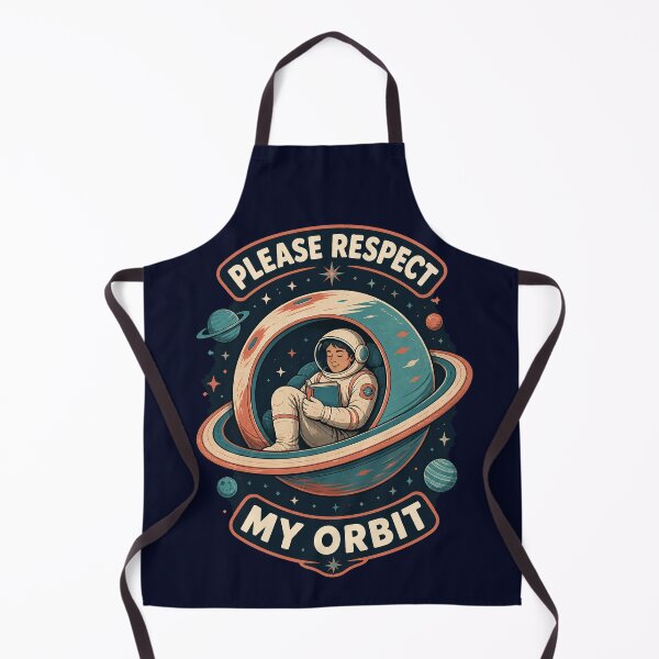 Item preview, Please Respect My Orbit - Introvert Astronaut Reading in Space designed and sold by SVox.