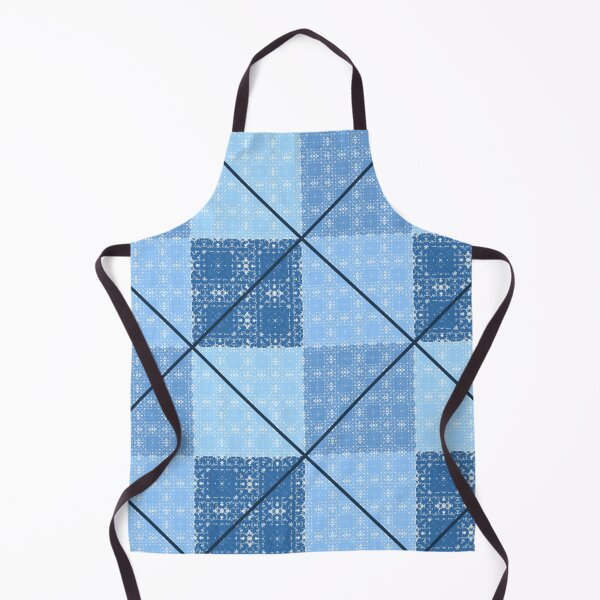 Item preview, Blue Tie Dye Plaid Grid designed and sold by PoeticRecipeST.