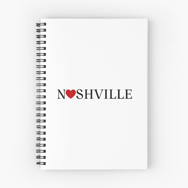 Item preview, Nashville Heart Love souvenir Music City Tennessee Typography designed and sold by FemmePod.