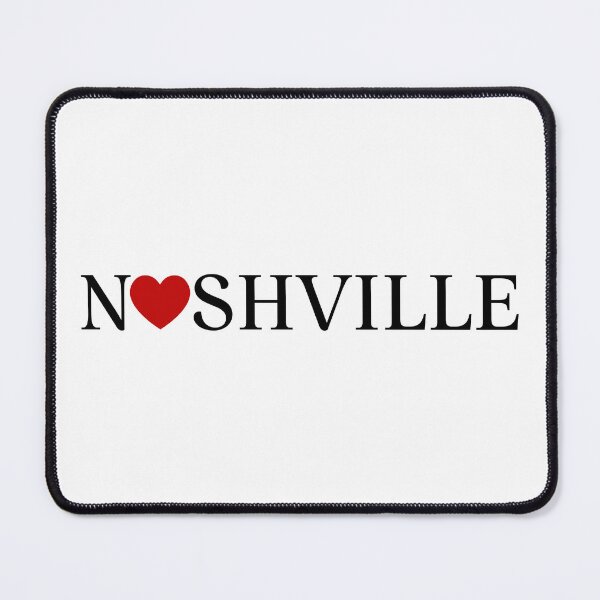 Item preview, Nashville Heart Love souvenir Music City Tennessee Typography designed and sold by FemmePod.