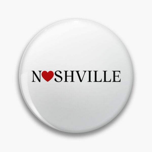 Item preview, Nashville Heart Love souvenir Music City Tennessee Typography designed and sold by FemmePod.