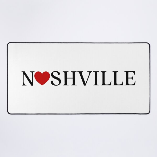 Item preview, Nashville Heart Love souvenir Music City Tennessee Typography designed and sold by FemmePod.