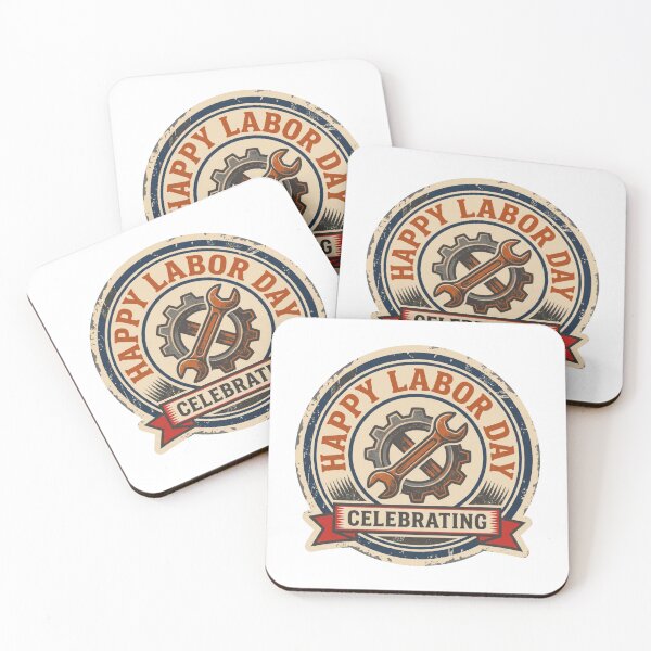 Item preview, Weathered Vintage Labor Day Badge - Gear and Wrench Tee designed and sold by relso.