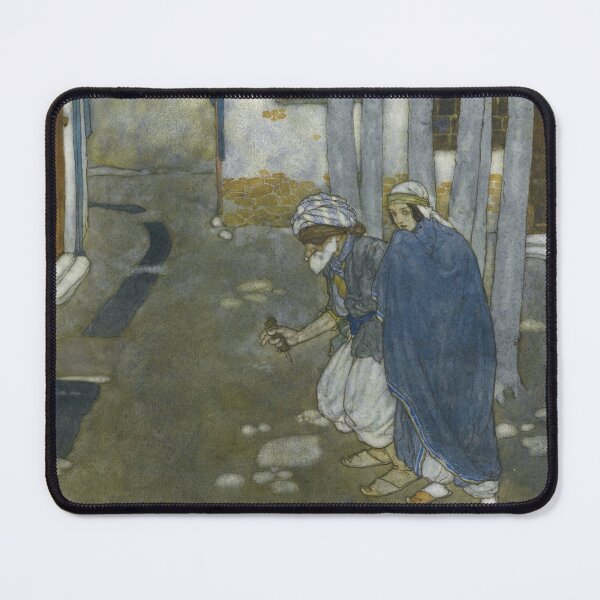 Item preview, Arabian Nights Wall Art, Vintage Storybook Illustration, Edmund Dulac Fantasy Art designed and sold by RickE.
