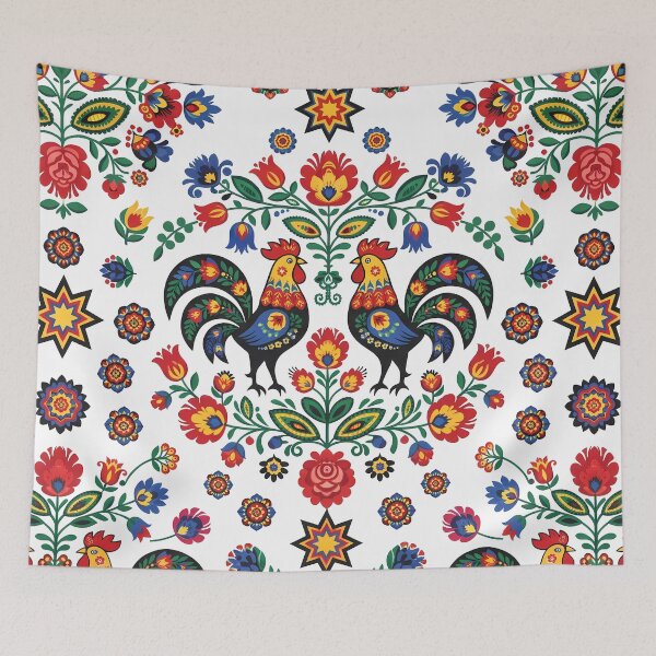 Item preview, Stars Traditional Polish Folk Art Wycinanki Floral Pattern designed and sold by ART ATTACK ZONE.
