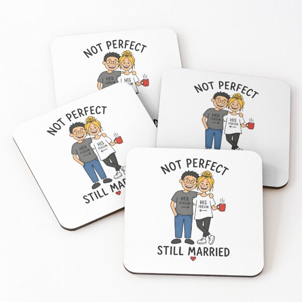 Item preview, Funny Married Couple Shirt – Not Perfect Still Married – Husband Wife Anniversary Gift designed and sold by Retroteez.