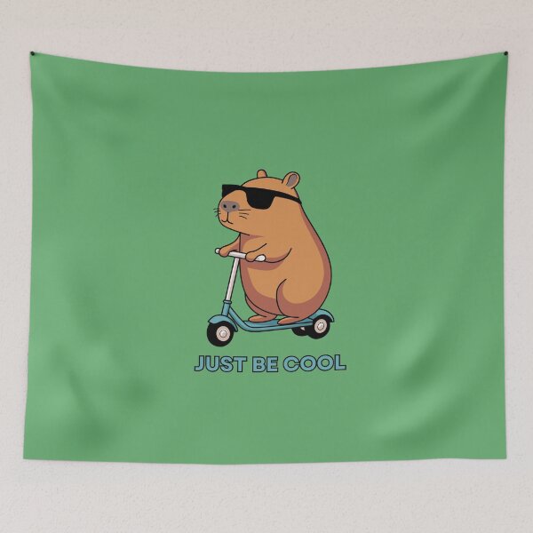 Item preview, Just Be Cool Cute Scooter Animal designed and sold by RosalesArts.