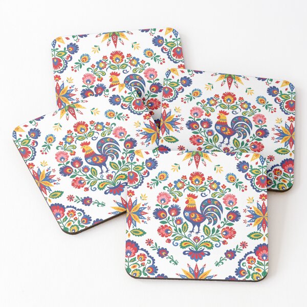 Item preview, Colors Traditional Polish Folk Art Wycinanki Floral Pattern designed and sold by ART ATTACK ZONE.