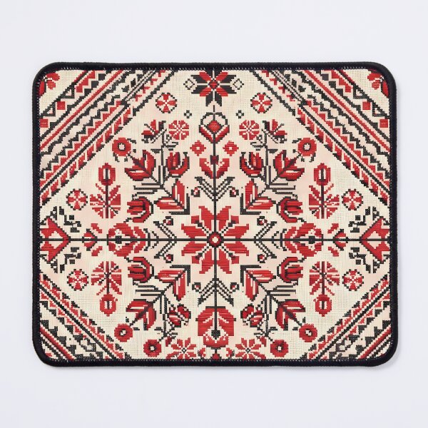 Item preview, Red Traditional Polish Folk Art Wycinanki Floral Pattern designed and sold by ART ATTACK ZONE.