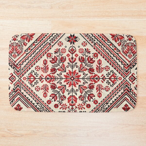 Item preview, Red Traditional Polish Folk Art Wycinanki Floral Pattern designed and sold by ART ATTACK ZONE.